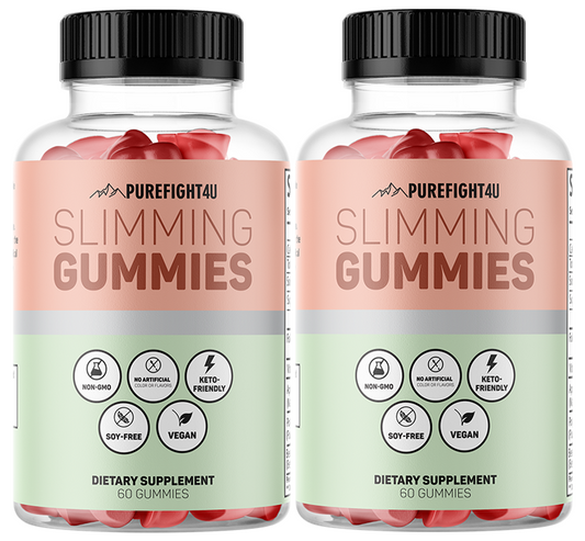 Slimming Gummies Dietary Supplement - 2 Bottles 120 Gummies