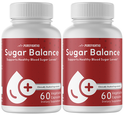 Sugar Balance Supports Healthy Blood Sugar Levels 2 Bottles 120 Veg Caps