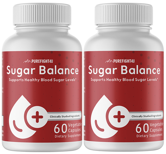 Sugar Balance Supports Healthy Blood Sugar Levels 2 Bottles 120 Veg Caps