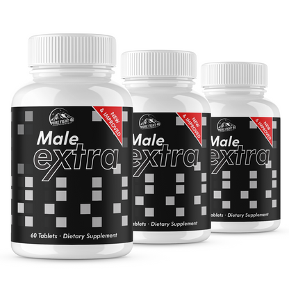 Male Extra - Testosterone Booster  3 Bottles 180 Tablets