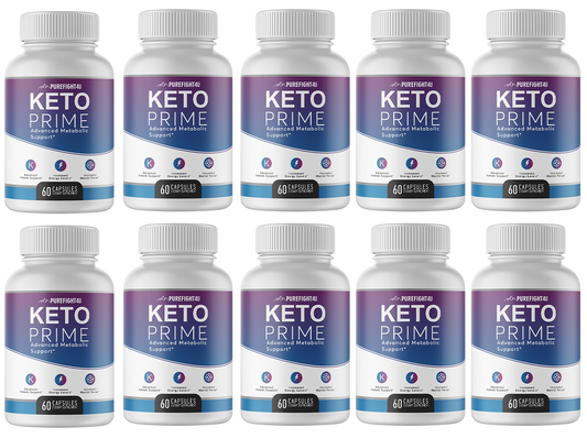 Keto Prime - Advanced Metabolic Support 10 Bottles 600 Capsules