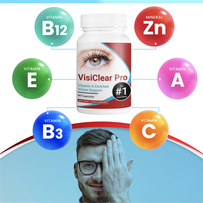 8 Bottles VisiClear Pro Advanced Eye Health Formula  Capsules x 480