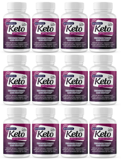 Keto Ketogenic Weight Loss Support 12 Bottles 720 Capsules