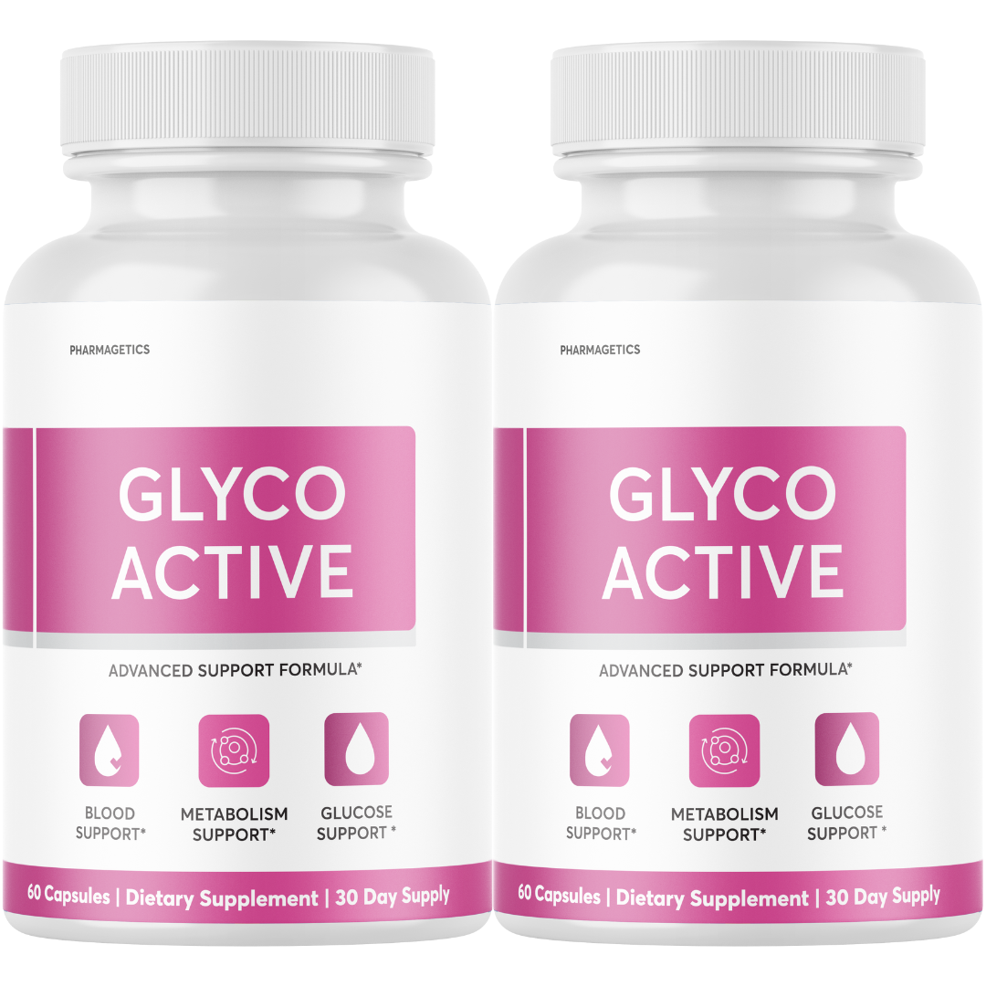 Glyco Active Advanced Blood Aid for Healthy Blood Sugar Levels - 2 Bottles