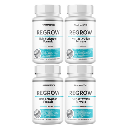 Regrow Hair Activation Formula - 4 Bottles 240 Capsules