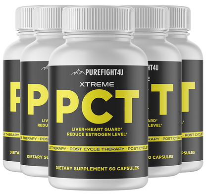 Xtreme PCT Ultimate Post Cycle Therapy Formula 5 Bottles 300 capsules