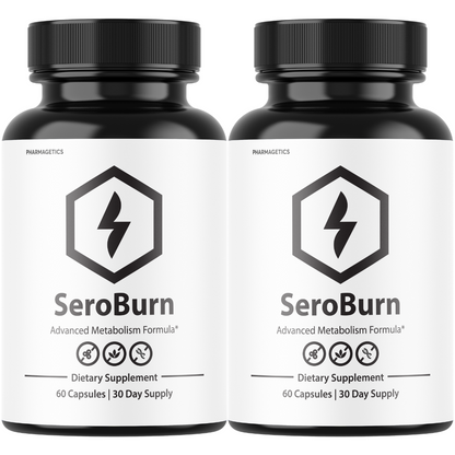 SeroBurn Fat Burning Pills Advanced Weight Loss & Appetite Control - 2 Bottles