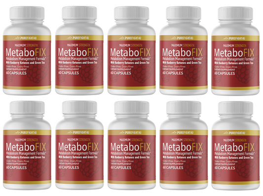 Metabofix Metabolism Management Formula 10 Bottles 600 Capsules