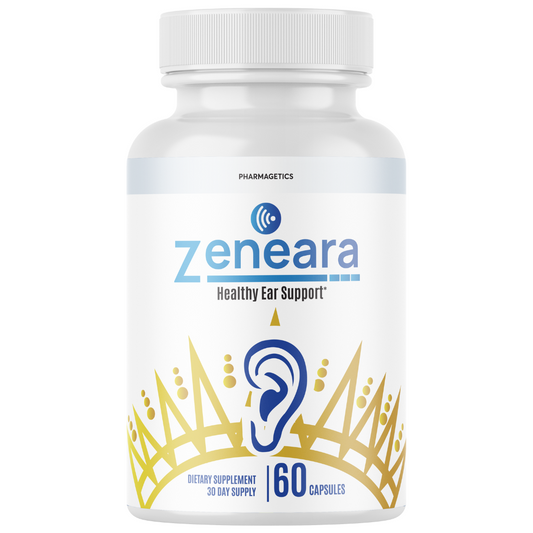 Zeneara, Healthy Ear Support for Ear Ringing & Tinnitus - 60 Capsules