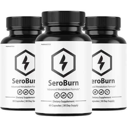 SeroBurn Fat Burning Pills Advanced Weight Loss & Appetite Control - 3 Bottles