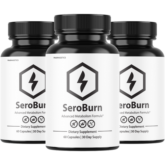 SeroBurn Fat Burning Pills Advanced Weight Loss & Appetite Control - 3 Bottles