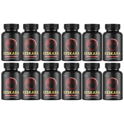 Keskara Male Health Pills to Boost Vitality and Overall Performance - 12 Bottles