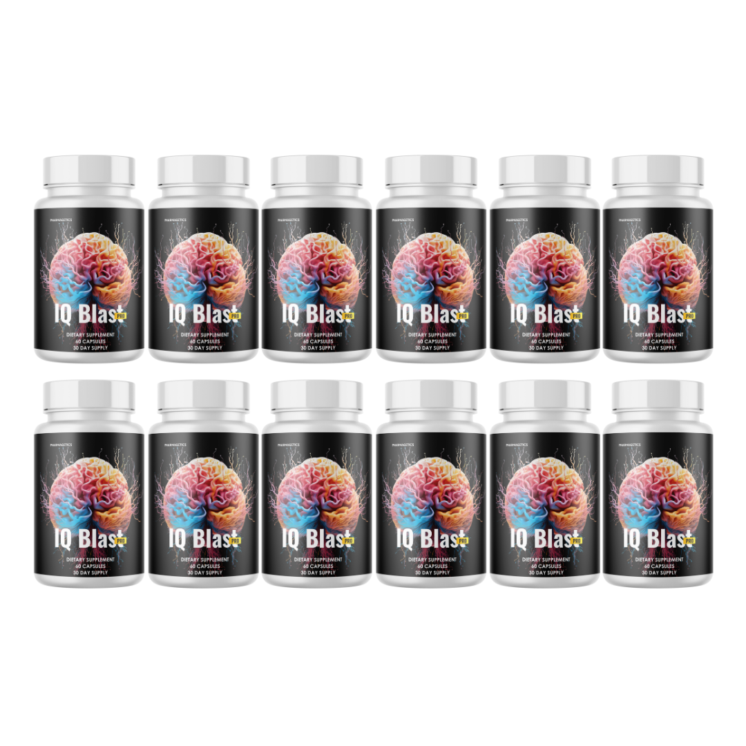 IQ Blast Pro Brain Supplement 12 Bottles 720 Capsules