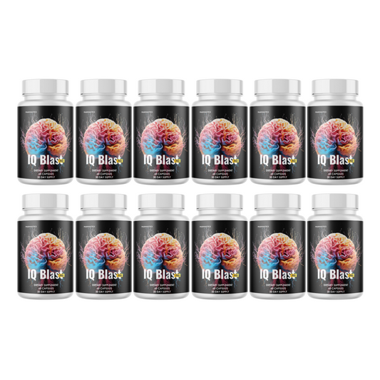 IQ Blast Pro Brain Supplement 12 Bottles 720 Capsules