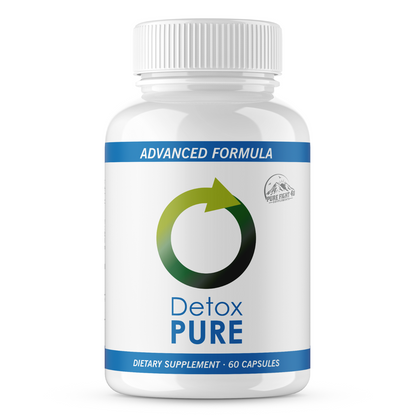 Detox Pure Advanced Formula Dietary Supplement - 2 Bottles 120 Capsules