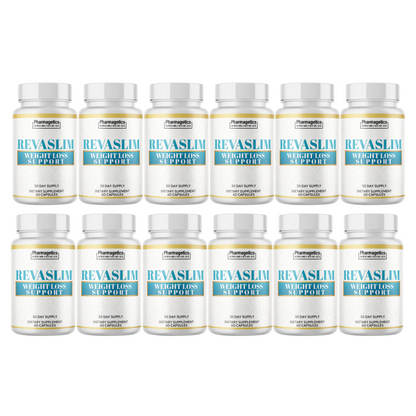 Revaslim Keto Capsules, Revaslim Weight Loss Support 12 Bottles 720 Capsules