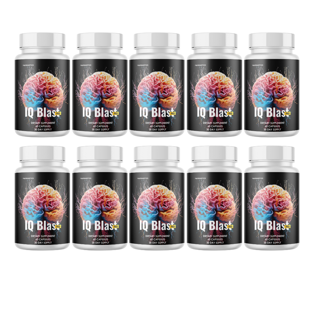 IQ Blast Pro Brain Supplement 10 Bottles 600 Capsules