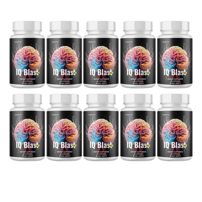 IQ Blast Pro Brain Supplement 10 Bottles 600 Capsules