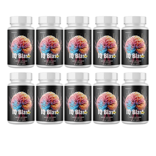 IQ Blast Pro Brain Supplement 10 Bottles 600 Capsules