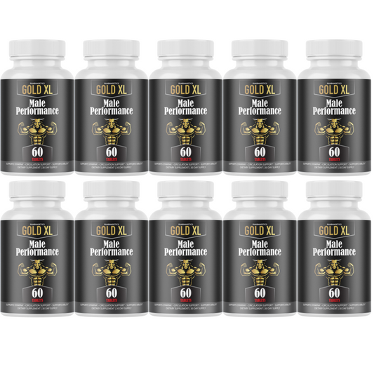 Gold XL for Men, GoldXL Enhancement Pills for Advanced Performance- 10 Bottles