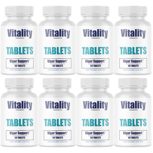 Vitality Tablets Dots For Men, Vitality Dots, Vitality Tablets Dots - 8 Bottles