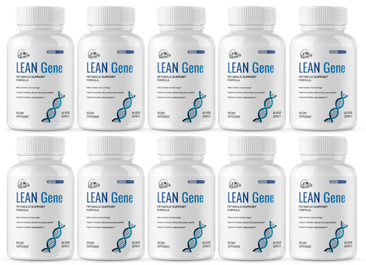 Lean Gene Metabolic Weight Loss Support Supplement - 10 Bottles 600 Capsules