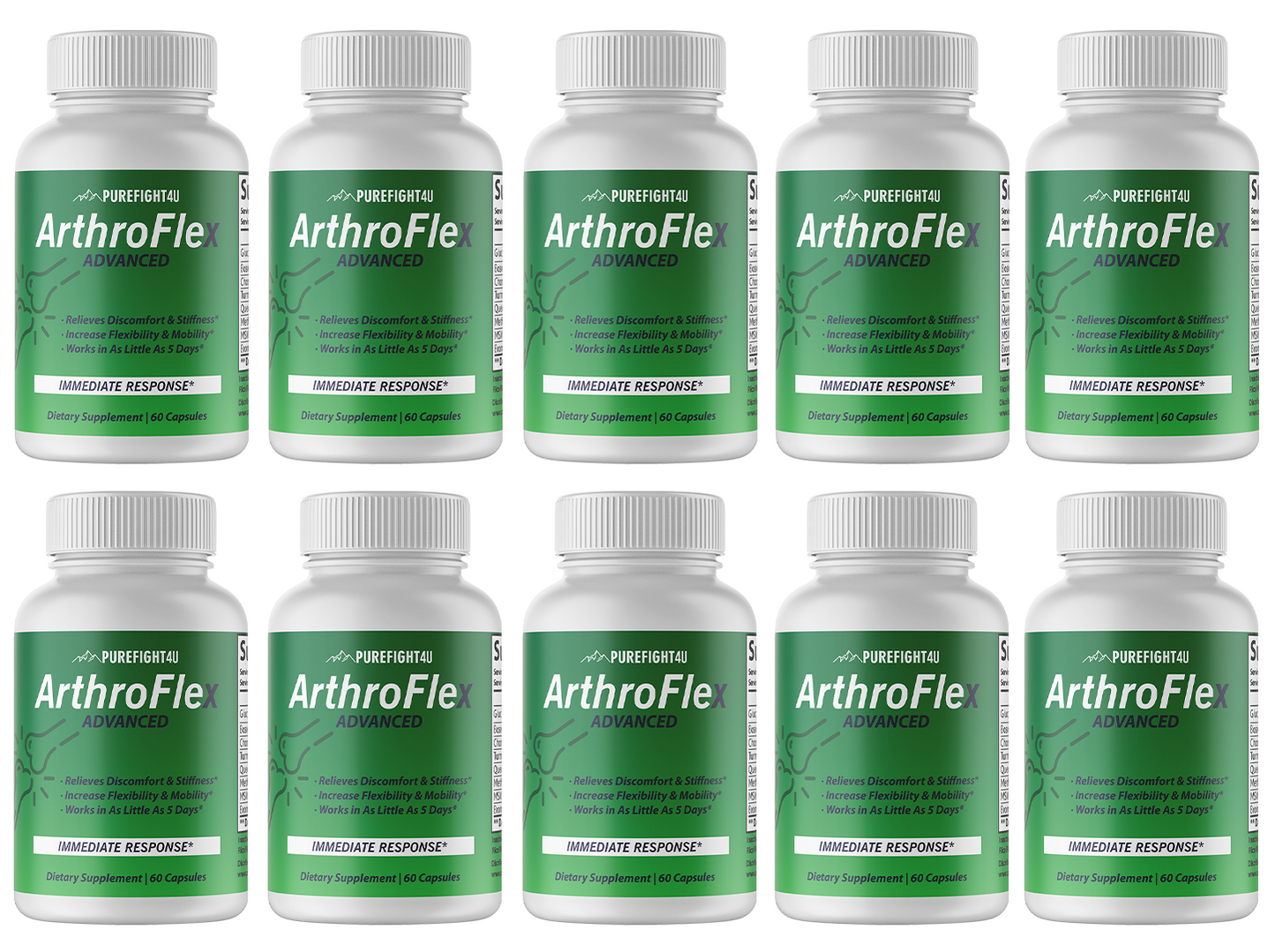 ArthroFlex Advanced - 10 Bottles 600 Capsules