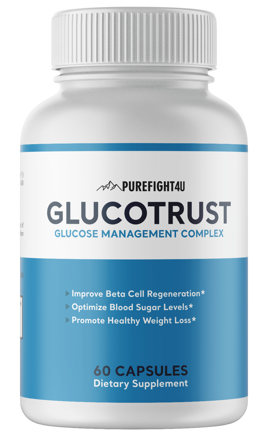 Glucotrust Blood Sugar Support Supplement - 60 Capsules