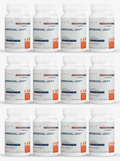 PRIMAL UNIT XL Pills For Men  1305mg - 12 Bottles 720 Capsules