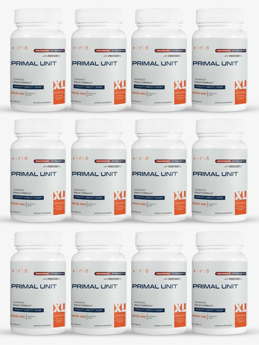 PRIMAL UNIT XL Pills For Men  1305mg - 12 Bottles 720 Capsules