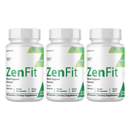 ZenFit Blood Support Formula 3 Bottles 180 Capsules