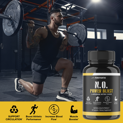 N.O. Power Blast L-Arginine Nitric Oxide - 60 Capsules