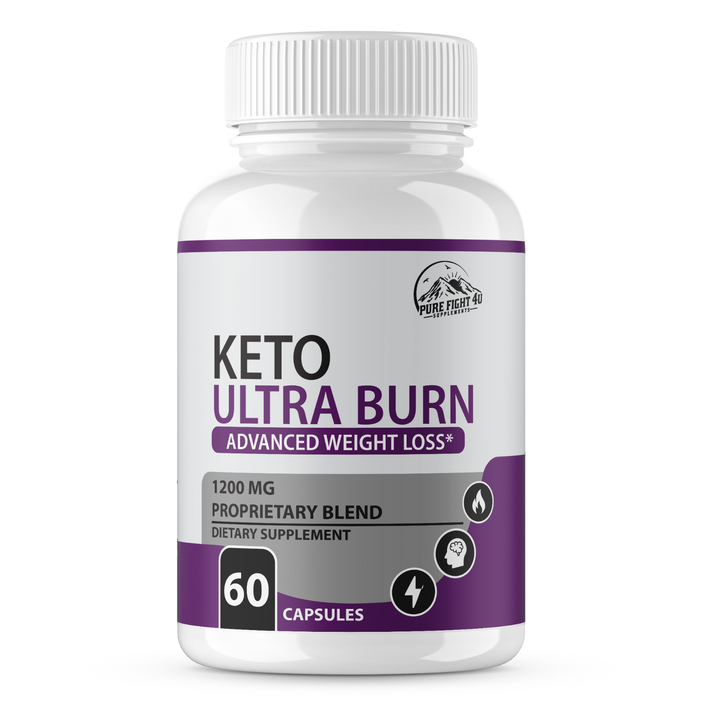 Keto Ultra Burn Advanced Weight Loss 5 Bottles 300 Capsules