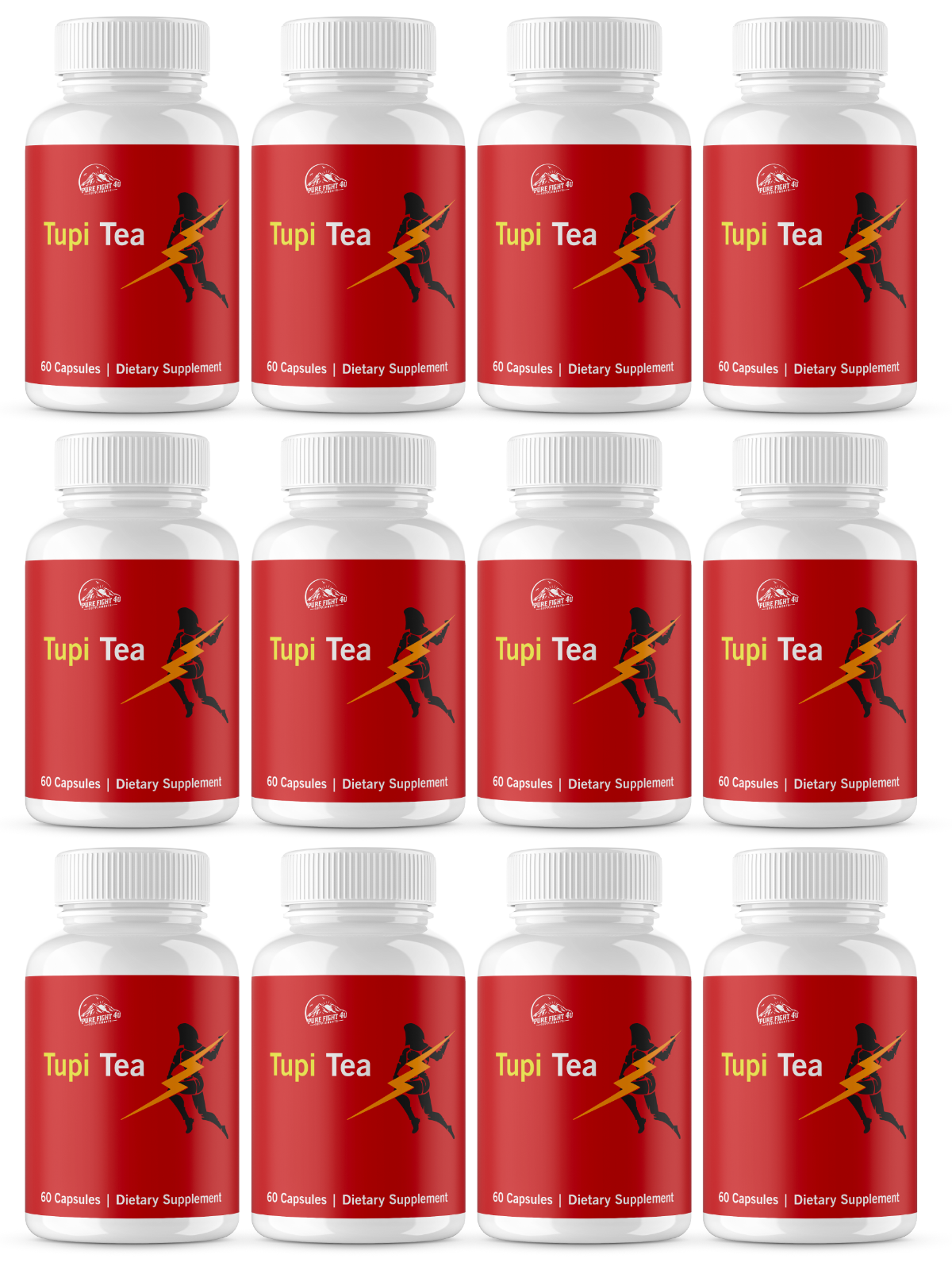 Tupi Tea Dietary Supplement - 12 Bottles 720 Capsules