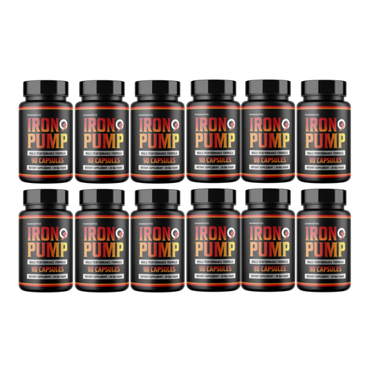 Iron Pump Male Performance Formula 12 Bottles 1080 Capsules