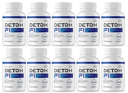 Detox F1 1532MG Advanced Ketogenic Weigh Loss - 10 Bottles 300 Capsules