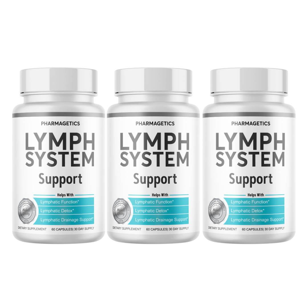 Lymph System Support | Lymph Detox & Cleansing Repair Formula - 3 Bottles