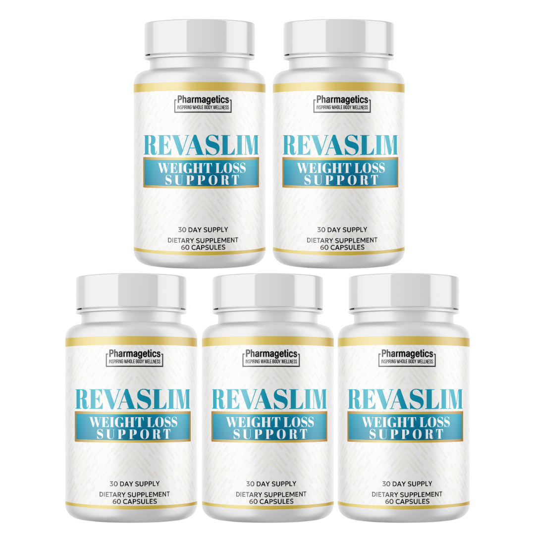 Revaslim Keto Capsules, Revaslim Weight Loss Support 5 Bottles 300 Capsules