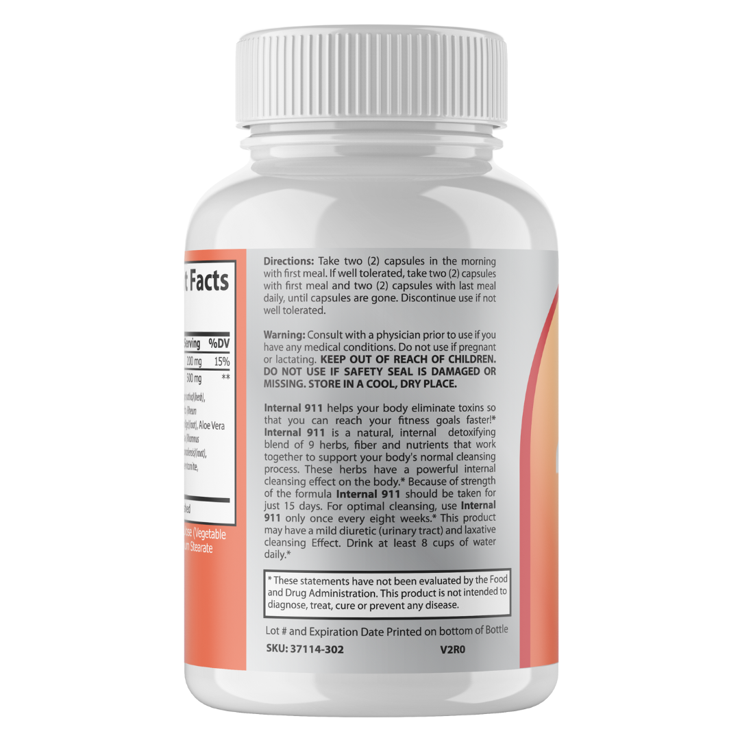 Internal 911 Complete Internal Cleanse Formula 60 Capsules