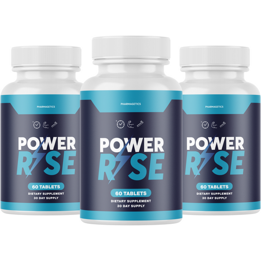 Power Rise Pills, Power Rise for Men, Advanced Male Support - 3 Bottles