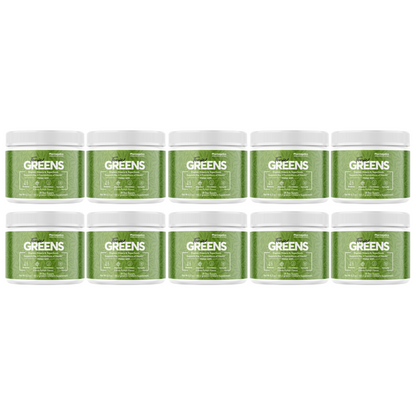 Tonic Greens Supplement Powder - Dietary Supplement 28 Servings 10 Bottles