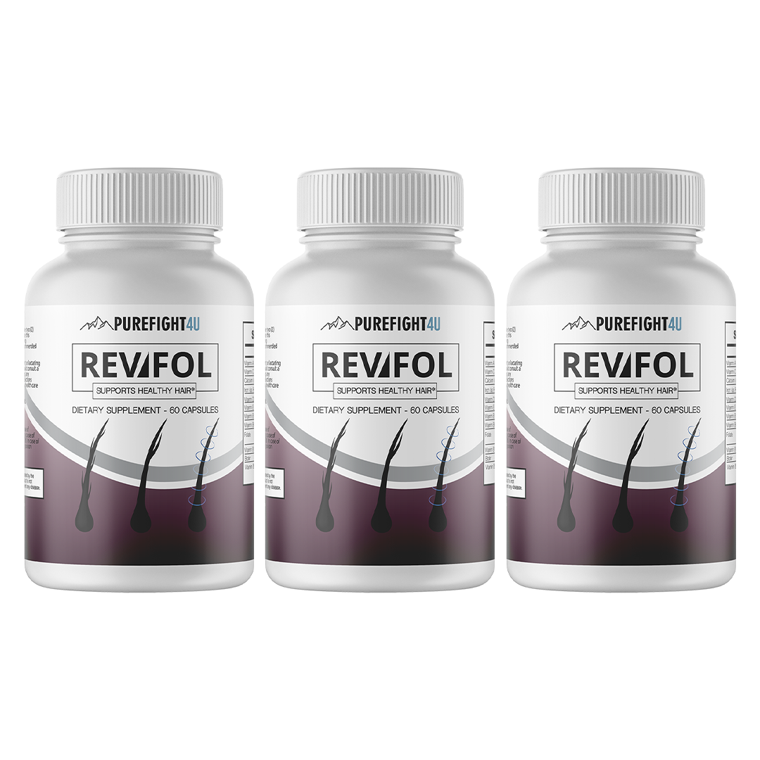 Revifol Hair Skin and Nails Supplement 3 Bottles 180 Capsules