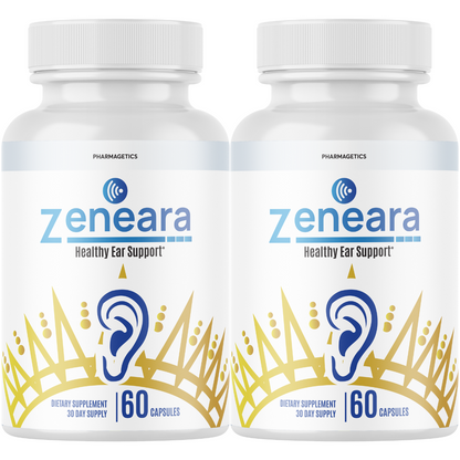 Zeneara, Healthy Ear Support for Ear Ringing & Tinnitus - 2 Bottles