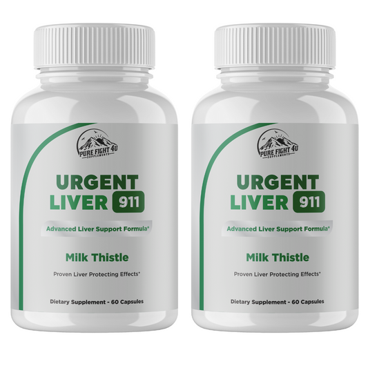 Urgent Liver 911 Advanced Liver Support Formula 2 Bottles 120 Capsules