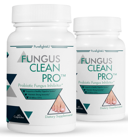 FUNGUS CLEAN PRO Toenail Care - 2 Bottles 120 Vegetarian Capsules