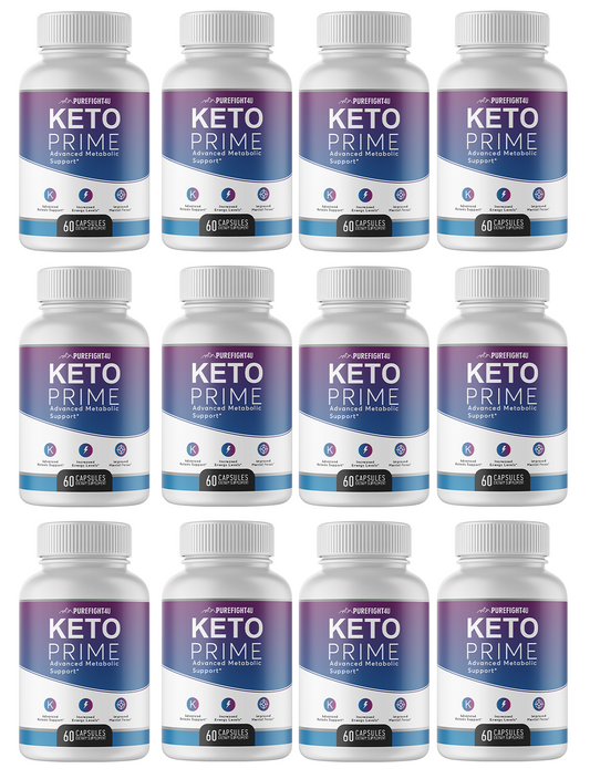 Keto Prime - Advanced Metabolic Support 12 Bottles 720 Capsules