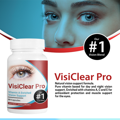 7 Bottles VisiClear Pro Advanced Eye Health Formula 60 Capsules x 7