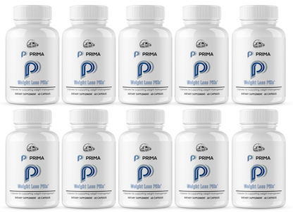 PRIMA Weight Loss Pills - Dietary Supplements 10 Bottles 600 Capsules