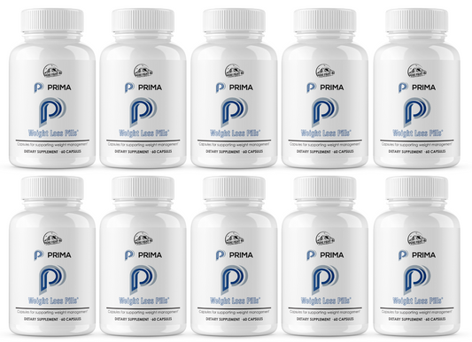 PRIMA Weight Loss Pills - Dietary Supplements 10 Bottles 600 Capsules