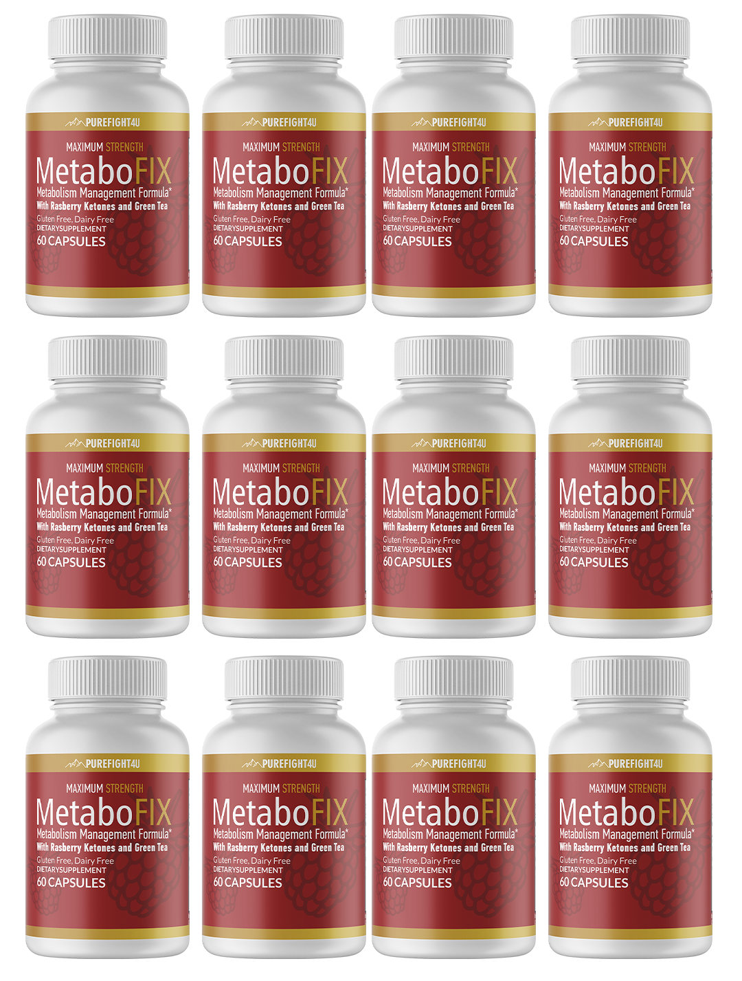 Metabofix Metabolism Management Formula 12 Bottles 720 Capsules